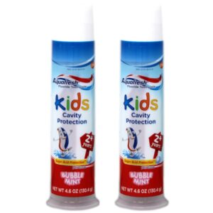 Aquafresh Kids Bubble Mint Pump (Pack of 2)